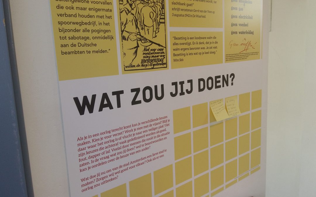 Wat zou jij doen 20 april t/m 13 mei 2018