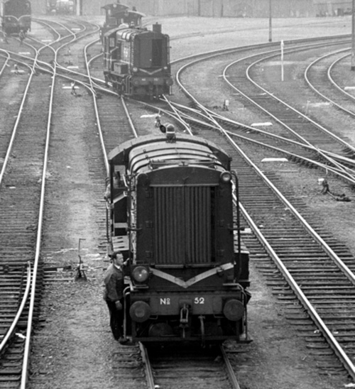 Locomotief in Amsterdam - Museum Perron Oost